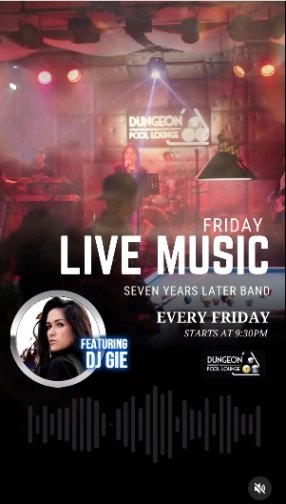 DUNGEON POOL LOUNGE JAKARTA - FRIDAY LIVE MUSIC