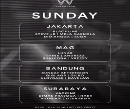 W SUPERCLUB GATSU JAKARTA  SUNDAY