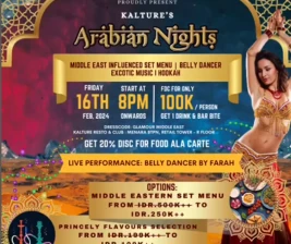 KALTURE BAR  RESTO JAKARTA  ARABIAN NIGHT