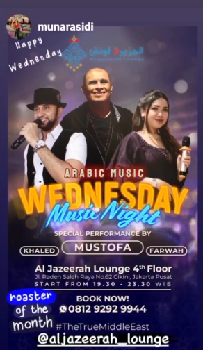 AL JAZEERAH LOUNGE JAKARTA - WEDNESDAY MUSIC NIGHT