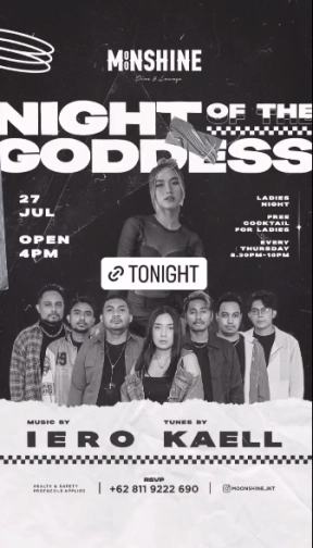 MOONSHINE JAKARTA - THE NIGHT OF THE GODDESS