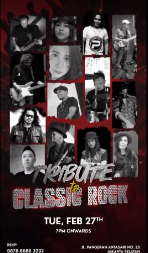 GLAMZ ANTASARI CILANDAK - TRIBUTE TO CLASSIC ROCK