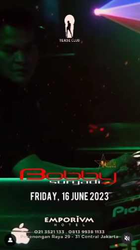 EMPORIUM TEASE CLUB JAKARTA - BOBBY SURYADI