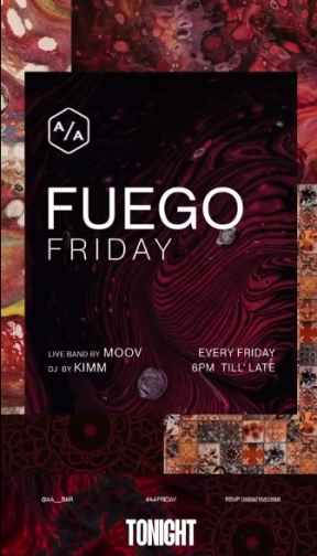 A/A BAR JAKARTA - FUEGO FRIDAY