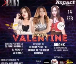 XDRONK JAKARTA  VALENTINE PARTY