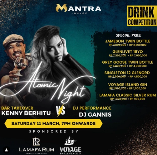 MANTRA LOUNGE JAKARTA - ATOMIC NIGHT