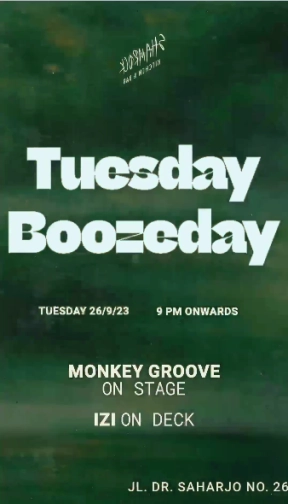 SHAMROCK JAKARTA - TUESDAY BOOZEDAY