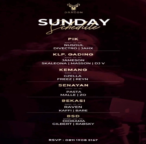 GOLD DRAGON KEMANG - SUNDAY