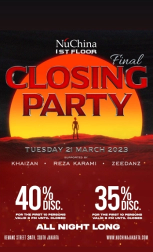 NU CHINA JAKARTA - CLOSING PARTY