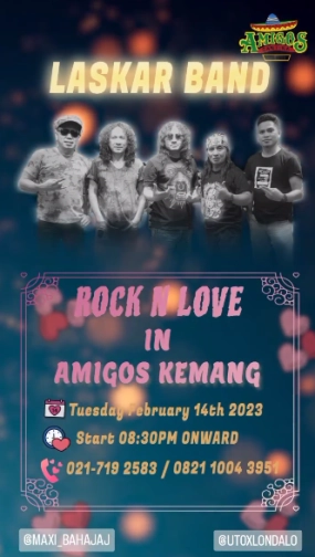 AMIGOS JAKARTA - CLASSIC ROCK SWEET VALENTINES