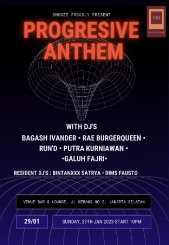 VENUE JAKARTA - PROGRESIVE ANTHEM