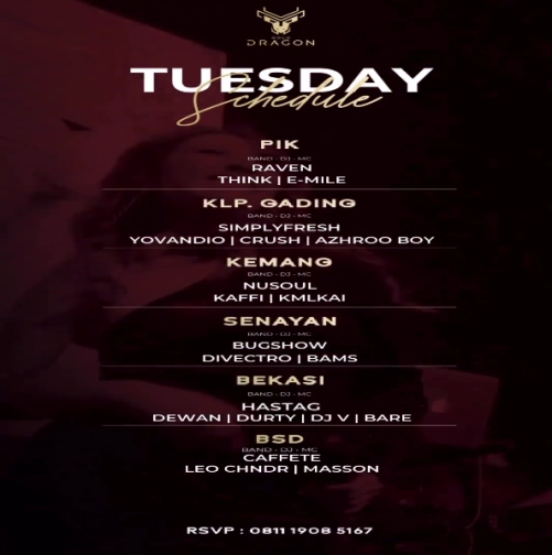 GOLD DRAGON KEMANG - TUESDAY