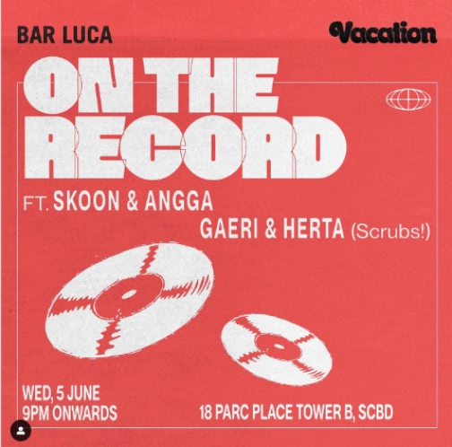 BAR LUCA JAKARTA - ON THE RECORD