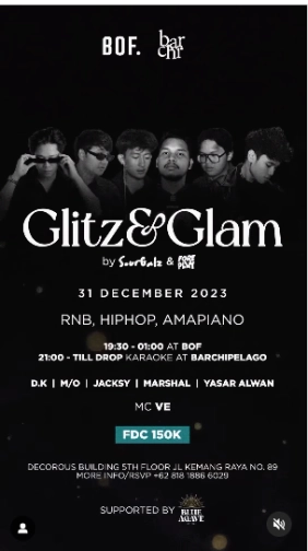 BACKROOM ON FIFTH JAKARTA - GLITZ & GLAM