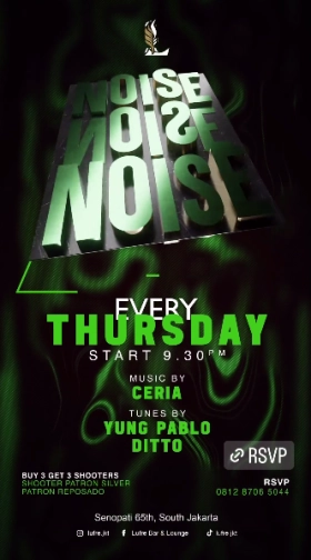 LUFRE BAR & LOUNGE SENOPATI - NOISE