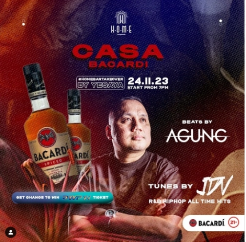 HOME BY MOONSHINE JAKARTA - CASA BACARDI