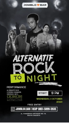 JOMBLOO BAR CILANDAK - ALTERNATIF ROCK