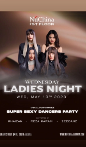 NU CHINA JAKARTA - LADIES NIGHT