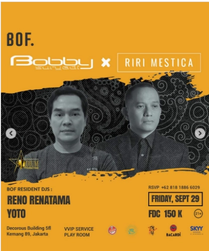 BACKROOM ON FIFTH JAKARTA - BOBBY SURYADI X RIRI MESTICA