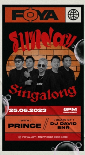 FOYA JAKARTA - SUNDAY SINGALONG