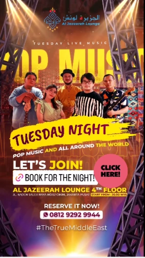 AL JAZEERAH LOUNGE JAKARTA - POP MUSIC