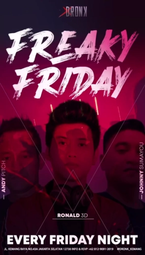 XDRONK JAKARTA - FREAKY FRIDAY