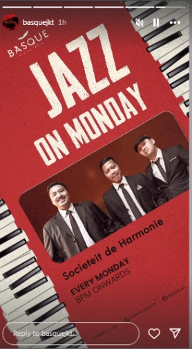 BASQUE JAKARTA - JAZZ ON MONDAY