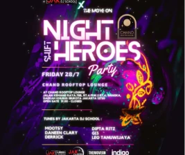 CHAND ROOFTOP LOUNGE JAKARTA  NIGHT SHIFT HEROES