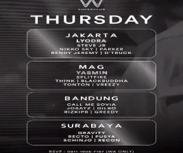 W SUPERCLUB GATSU JAKARTA  THURSDAY