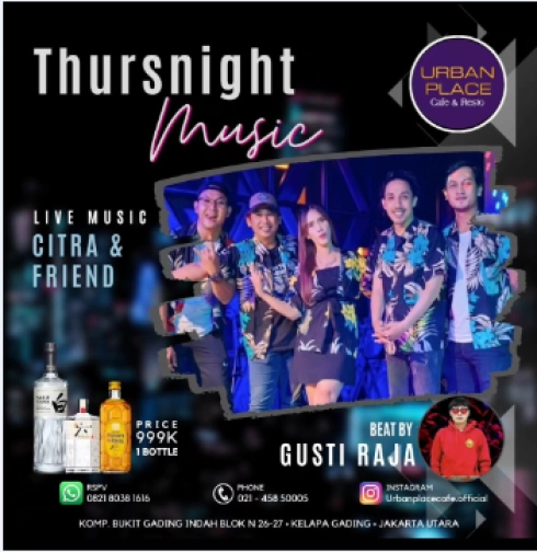 URBAN PLACE JAKARTA - THURSDAY MUSIC