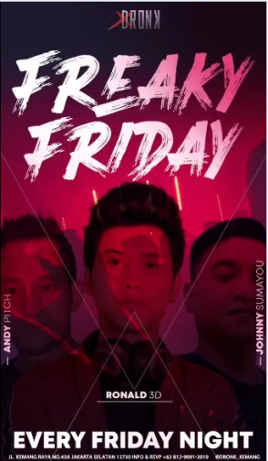 XDRONK JAKARTA - FREAKY FRIDAY