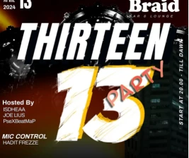 MR BRAID JAKARTA  THIRTEEN PARTY