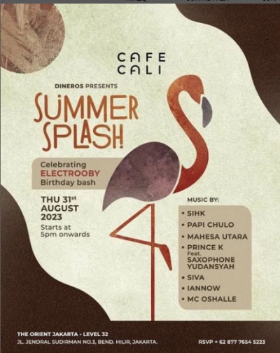 CAFE CALI JAKARTA - SUMMER SPLASH