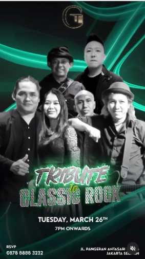 GLAMZ ANTASARI CILANDAK - Tribute to Classic Rock