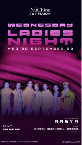 NU CHINA JAKARTA - WEDNESDAY LADIES NIGHT