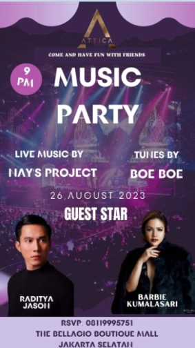 ATTICA JAKARTA - MUSIC PARTY