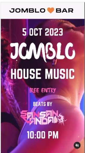 JOMBLOO BAR CILANDAK - HOUSE MUSIC