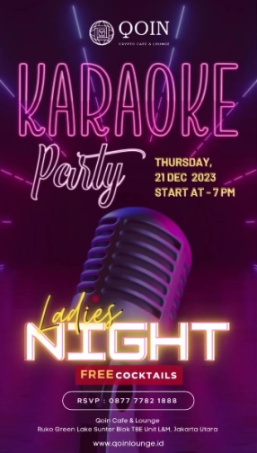 QOIN LOUNGE JAKARTA - KARAOKE NIGHT PARTY