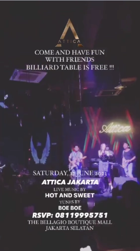 ATTICA JAKARTA - SATURDAY