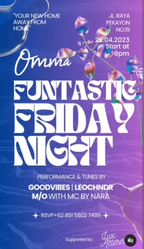 OMMA RESTAURANT BEKASI - FUNTASTIC FRIDAY NIGHT