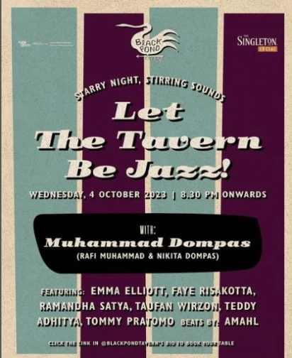 BLACK POND TAVERN JAKARTA - LET THE TAVERN BE JAZZ!