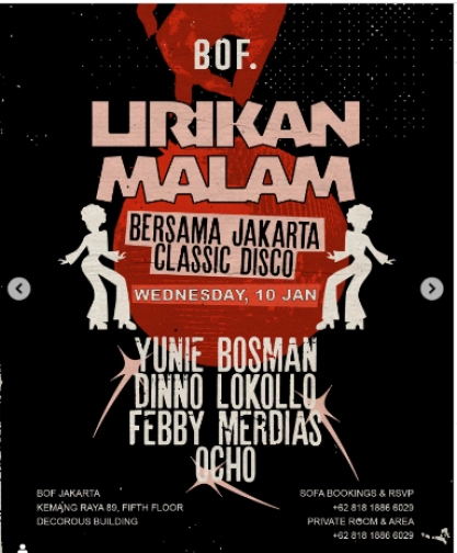 BACKROOM ON FIFTH JAKARTA - LIRIKAN MALAM