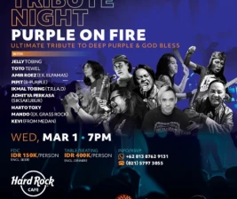 HARD ROCK CAFE JAKARTA  PURPLE ON FIRE