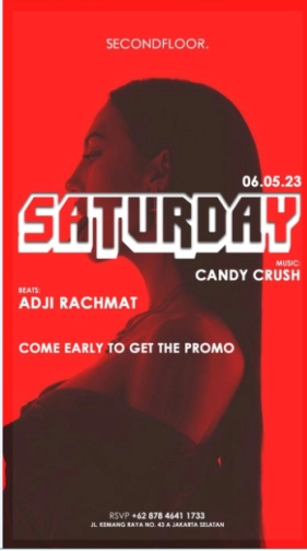 SECONDFLOOR BAR & LOUNGE JAKARTA - SATURDAY