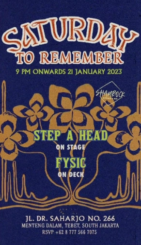 SHAMROCK JAKARTA - SATURDAY TO REMEMBER