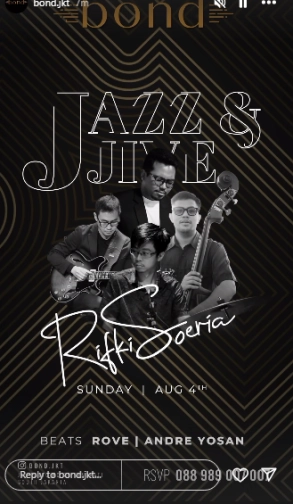 BOND JAKARTA - JAZZ & JIVE