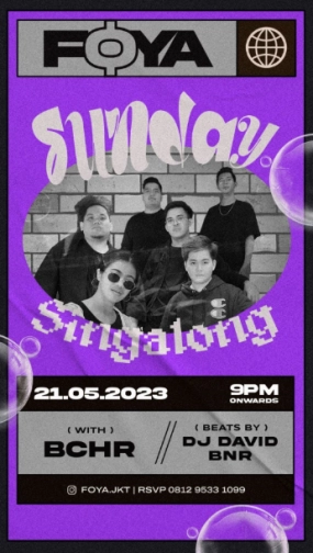 FOYA JAKARTA - SUNDAY SINGALONG