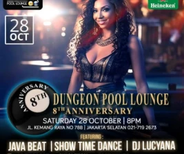 DUNGEON POOL LOUNGE JAKARTA  8TH ANNIVERSARY