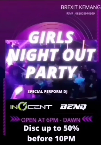 BREXIT JAKARTA - GIRLS NIGHT OUT PARTY