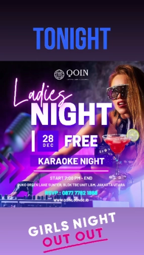 QOIN LOUNGE JAKARTA - LADIES NIGHT 